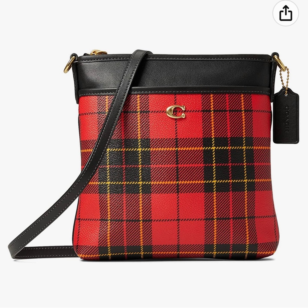 COACH Novelty Plaid Crossbody